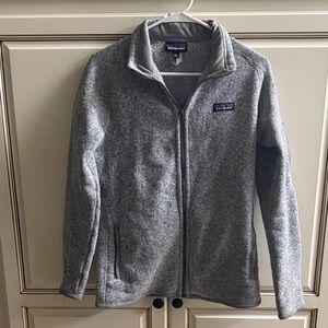 Patagonia Heather Gray Zip-Up